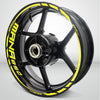 Aprilia Mana 850 Motorcycle Rim Wheel Decal Accessory Sticker - Motorcycle stickers and decals