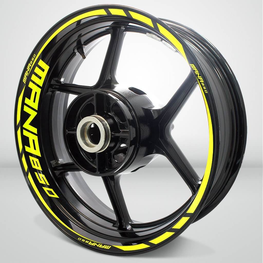 Aprilia Mana 850 Motorcycle Rim Wheel Decal Accessory Sticker - Motorcycle stickers and decals