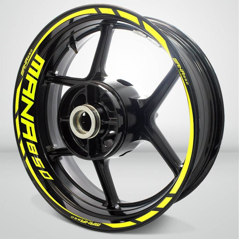Aprilia Mana 850 Motorcycle Rim Wheel Decal Accessory Sticker - Motorcycle stickers and decals