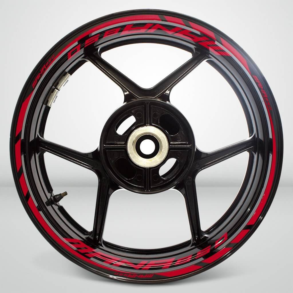 Aprilia Mana 850 Motorcycle Rim Wheel Decal Accessory Sticker - Motorcycle stickers and decals