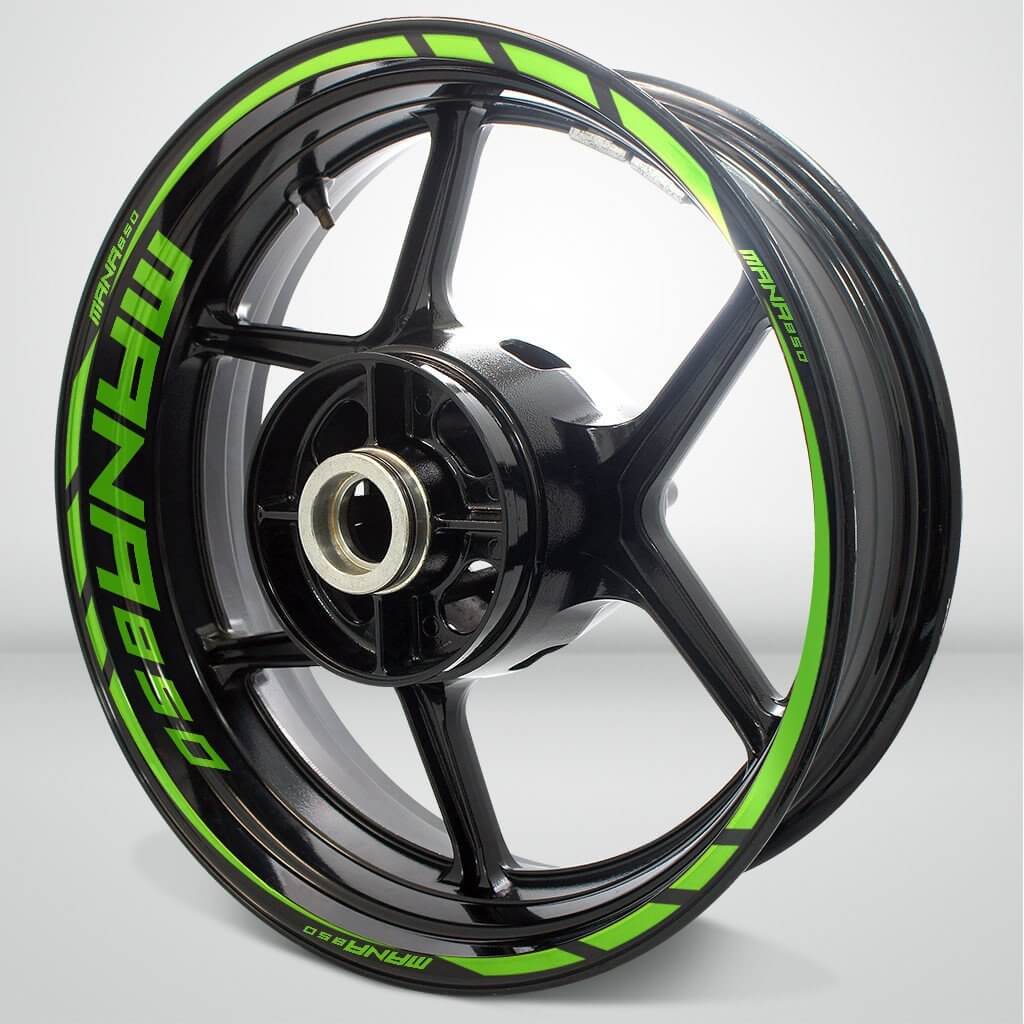Aprilia Mana 850 Motorcycle Rim Wheel Decal Accessory Sticker - Motorcycle stickers and decals