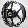 Aprilia Mana 850 Motorcycle Rim Wheel Decal Accessory Sticker - Motorcycle stickers and decals