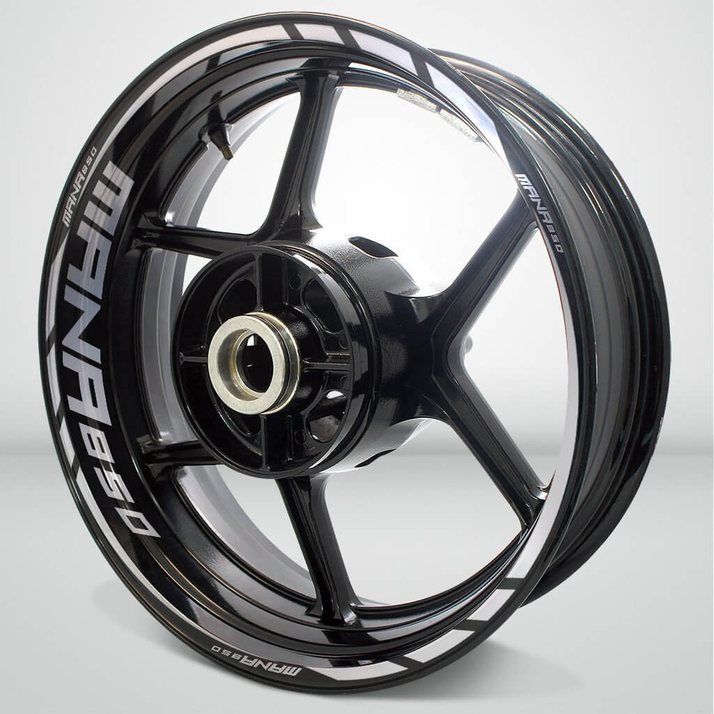 Aprilia Mana 850 Motorcycle Rim Wheel Decal Accessory Sticker - Motorcycle stickers and decals