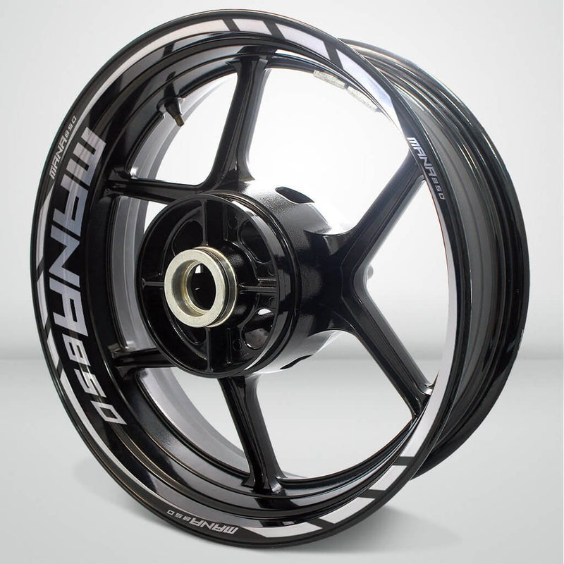 Aprilia Mana 850 Motorcycle Rim Wheel Decal Accessory Sticker - Motorcycle stickers and decals