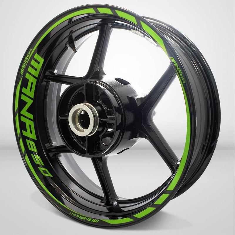 Aprilia Mana 850 Motorcycle Rim Wheel Decal Accessory Sticker - Motorcycle stickers and decals