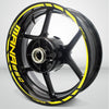 Aprilia Mana 850 Motorcycle Rim Wheel Decal Accessory Sticker - Motorcycle stickers and decals