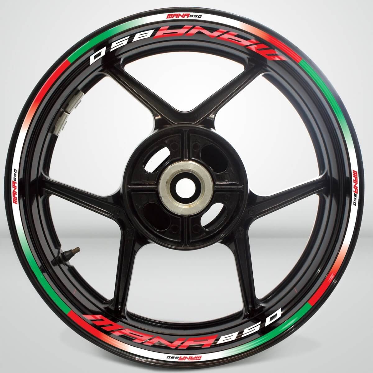 Aprilia Mana 850 Wheel Rim Sticker Decal Stripe Motorcycle Bike MM-Kit v1 - Stickman Vinyls