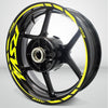 Aprilia RSV4 Motorcycle Rim Wheel Decal Accessory Sticker - Motorcycle stickers and decals