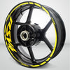 Aprilia RSV4 Motorcycle Rim Wheel Decal Accessory Sticker - Motorcycle stickers and decals