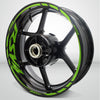 Aprilia RSV4 Motorcycle Rim Wheel Decal Accessory Sticker - Motorcycle stickers and decals