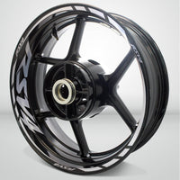 Aprilia RSV4 Motorcycle Rim Wheel Decal Accessory Sticker - Motorcycle stickers and decals