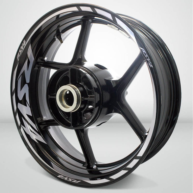 Aprilia RSV4 Motorcycle Rim Wheel Decal Accessory Sticker - Motorcycle stickers and decals