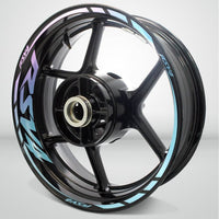 Aprilia RSV4 Motorcycle Rim Wheel Decal Accessory Sticker - Motorcycle stickers and decals
