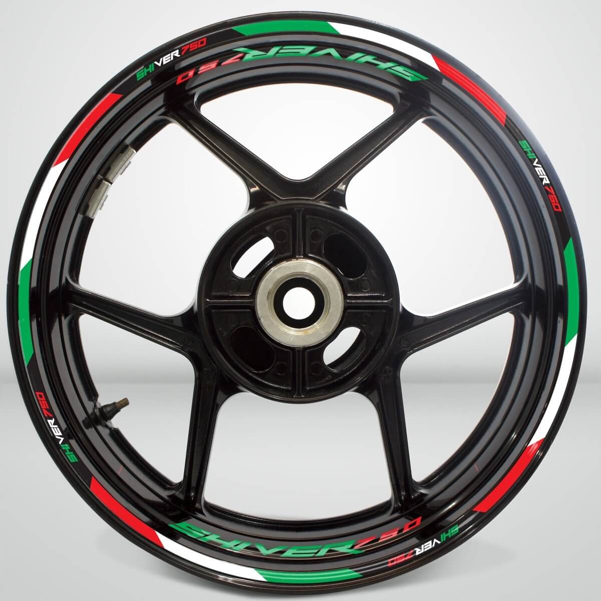 Aprilia Shiver 750 Wheel Rim Sticker Decal Stripe Motorcycle Bike MM-Kit v2 - Stickman Vinyls