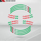 Aprilia Tuono V4 Wheel Rim Sticker Decal Stripe Motorcycle Bike MM-Kit v1 - Stickman Vinyls