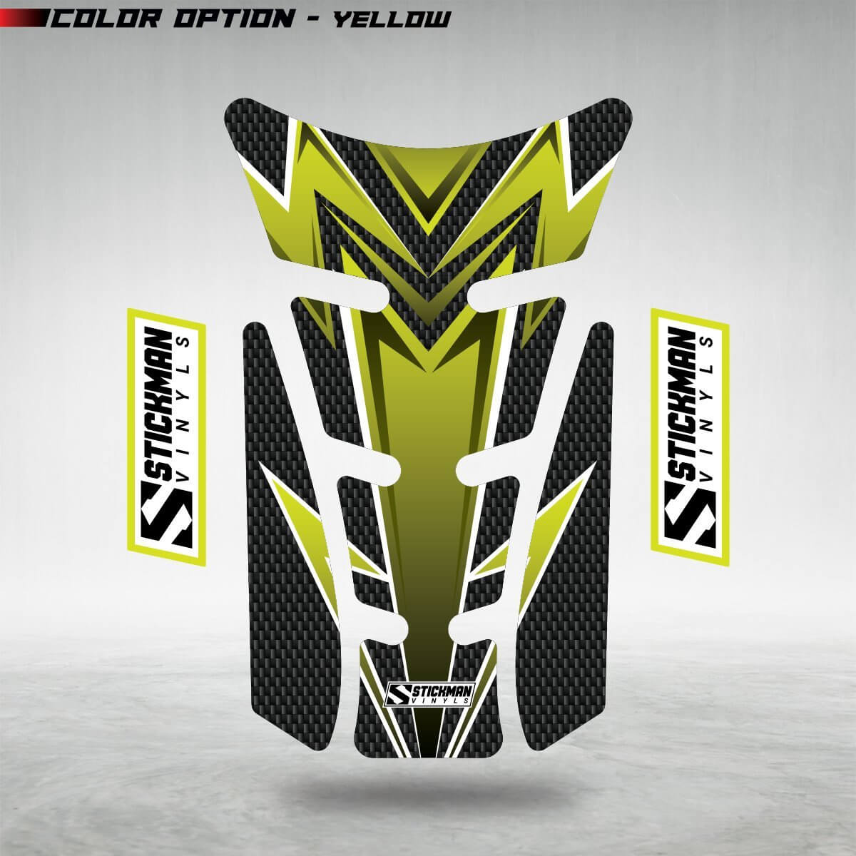 ARC Motorcycle Tank Pad - Stickman Vinyls