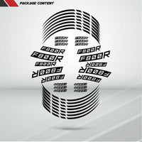 BMW F800R Motorcycle Rim Wheel Decal Accessory Sticker - Motorcycle stickers and decals