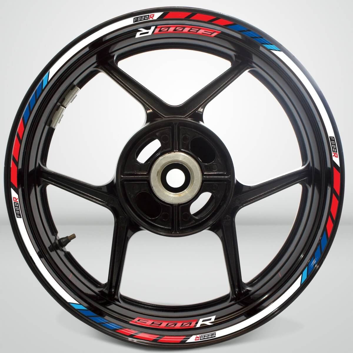 BMW F800R Wheel Rim Sticker Decal Stripe Motorcycle Bike MM-Kit v3 - Stickman Vinyls