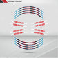 BMW K1200S Wheel Rim Sticker Decal Stripe Motorcycle Bike MM-Kit v3 - Stickman Vinyls