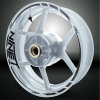 BMW R nine T Motorcycle Rim Wheel Decal Accessory Sticker - Motorcycle stickers and decals