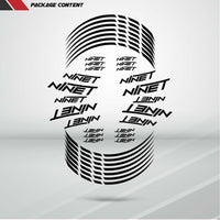 BMW R nine T Motorcycle Rim Wheel Decal Accessory Sticker - Motorcycle stickers and decals