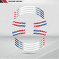 BMW S1000RR Wheel Rim Sticker Decal Stripe Motorcycle Bike MM-Kit v1 - Stickman Vinyls