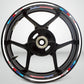 BMW S1000RR Wheel Rim Sticker Decal Stripe Motorcycle Bike MM-Kit v1 - Stickman Vinyls