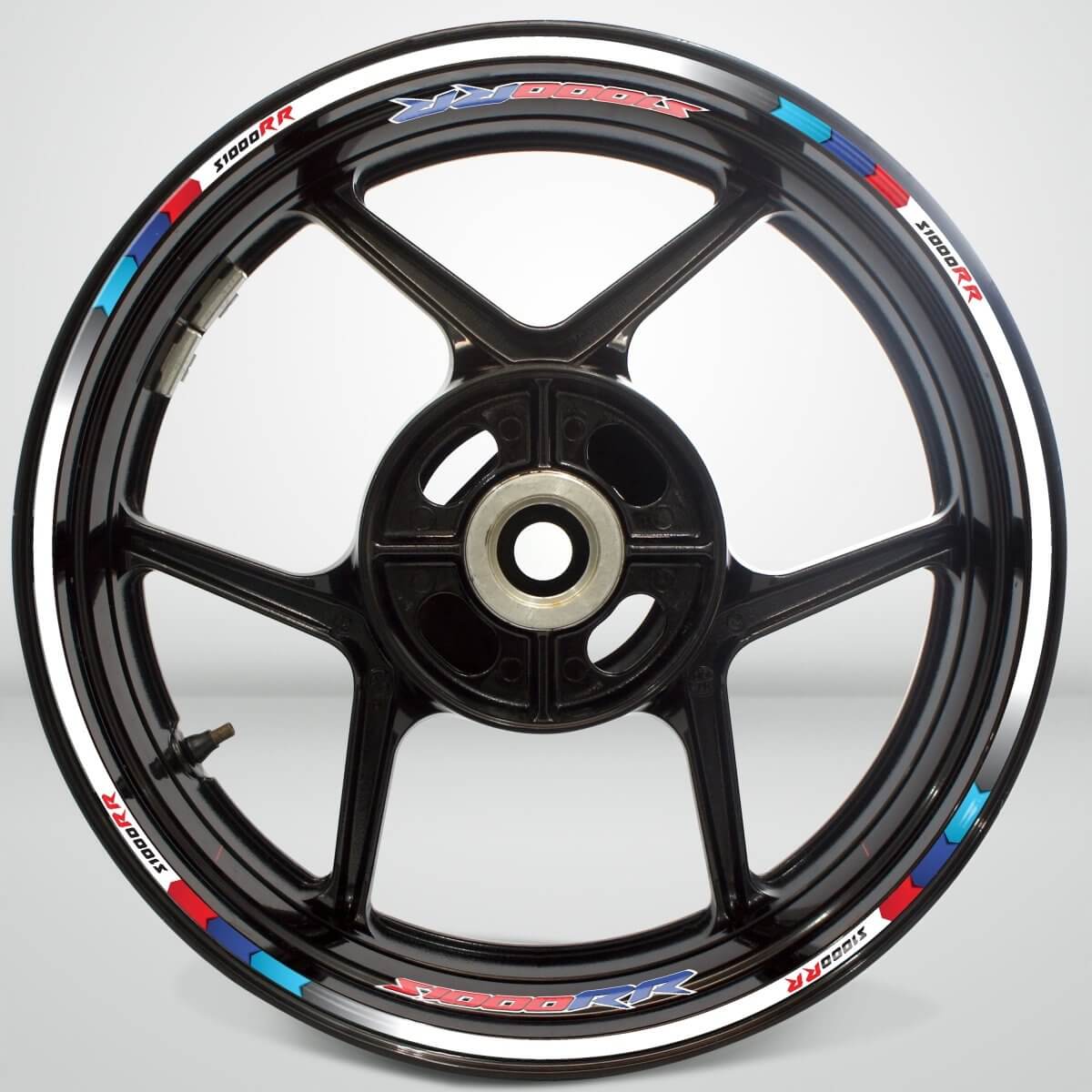 BMW S1000RR Wheel Rim Sticker Decal Stripe Motorcycle Bike MM-Kit v1 - Stickman Vinyls