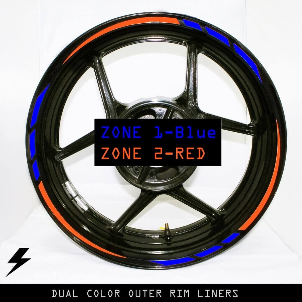 Custom Dual Color Outer Rim Tape - Stickman Vinyls