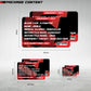 Custom Motorcycle Personalized Emergency Information Custom Sticker Kit - Stickman Vinyls