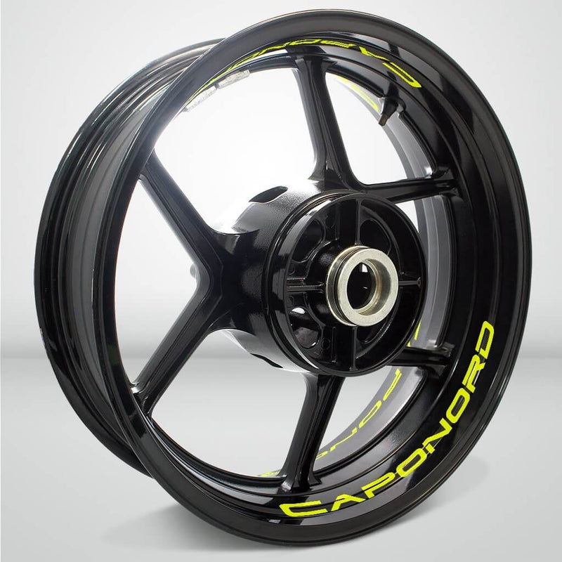 Dual Pack Inner Rim Tape Sticker Decal for Aprilia Caponord - Motorcycle stickers and decals