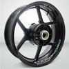 Dual Pack Inner Rim Tape Sticker Decal for Aprilia Caponord - Motorcycle stickers and decals