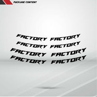 Dual Pack Inner Rim Tape Sticker Decal for Aprilia Factory - Motorcycle stickers and decals