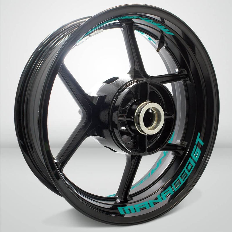 Dual Pack Inner Rim Tape Sticker Decal for Aprilia Mana 850 GT - Motorcycle stickers and decals