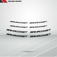 Dual Pack Inner Rim Tape Sticker Decal for Aprilia Mana 850 GT - Motorcycle stickers and decals