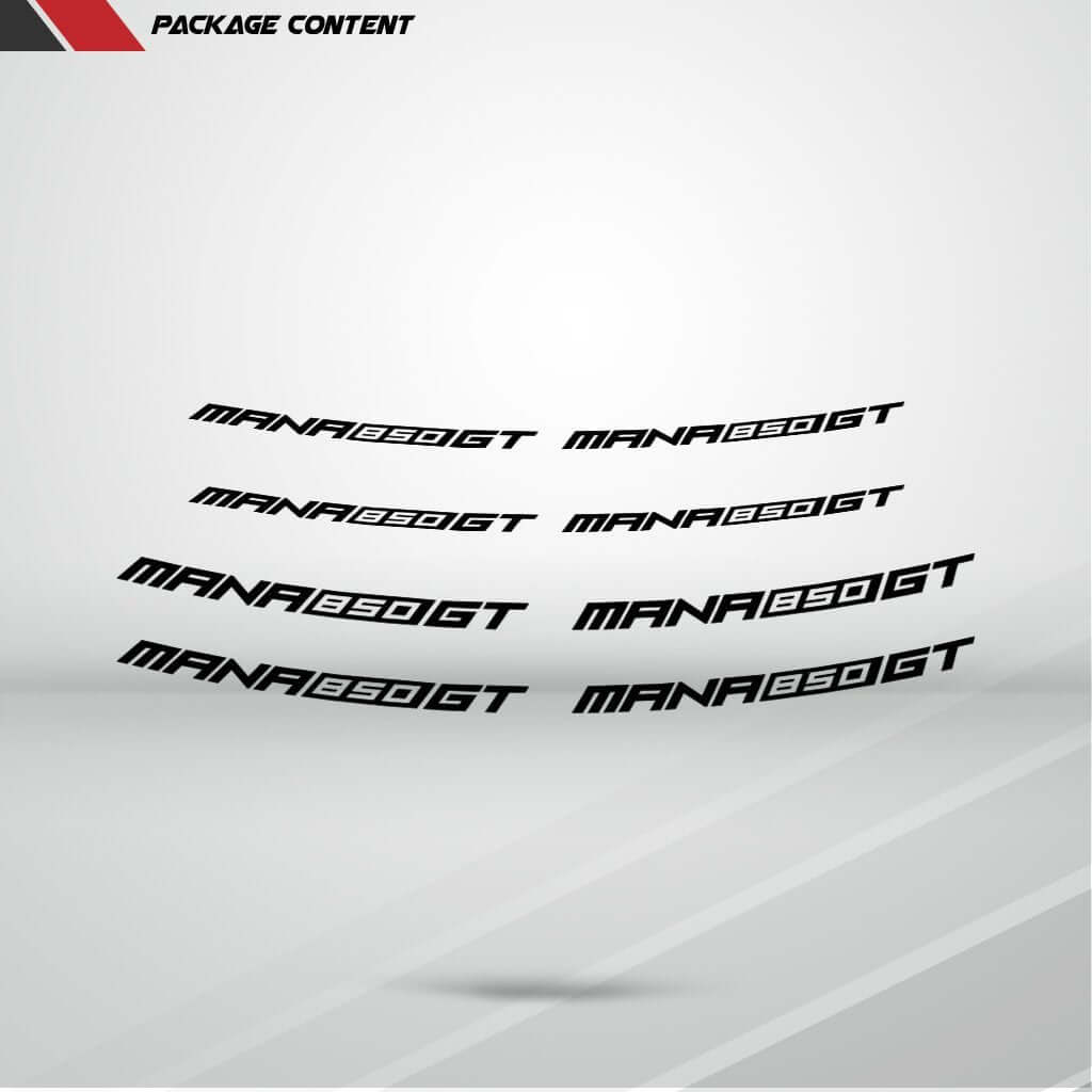 Dual Pack Inner Rim Tape Sticker Decal for Aprilia Mana 850 GT - Motorcycle stickers and decals