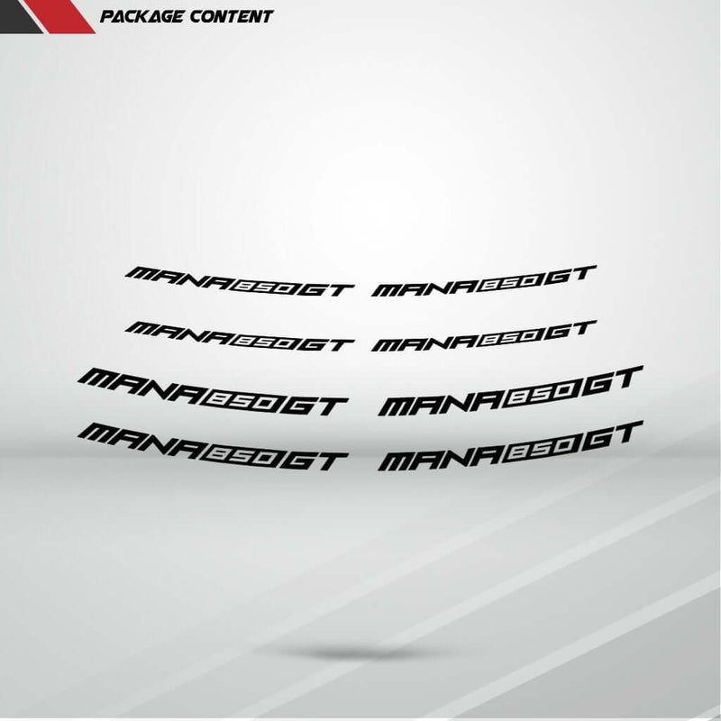 Dual Pack Inner Rim Tape Sticker Decal for Aprilia Mana 850 GT - Motorcycle stickers and decals