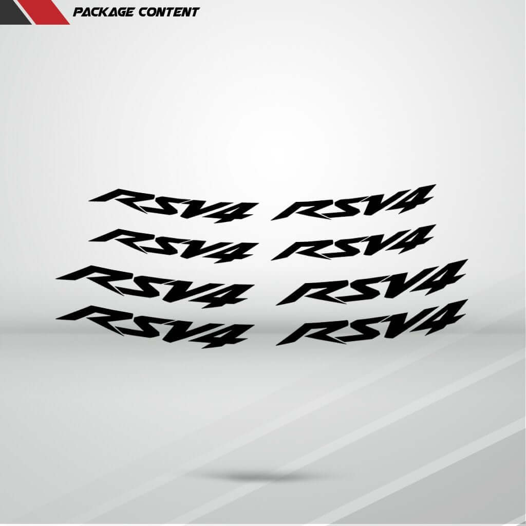 Dual Pack Inner Rim Tape Sticker Decal for Aprilia RSV4 - Motorcycle stickers and decals