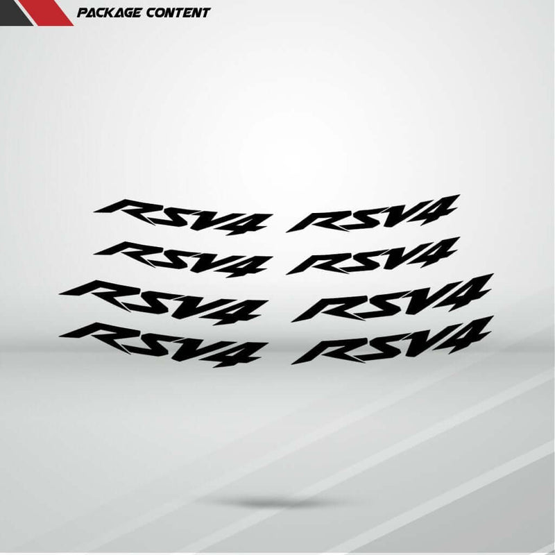 Dual Pack Inner Rim Tape Sticker Decal for Aprilia RSV4 - Motorcycle stickers and decals