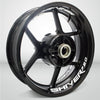 Dual Pack Inner Rim Tape Sticker Decal for Aprilia Shiver 750 - Motorcycle stickers and decals