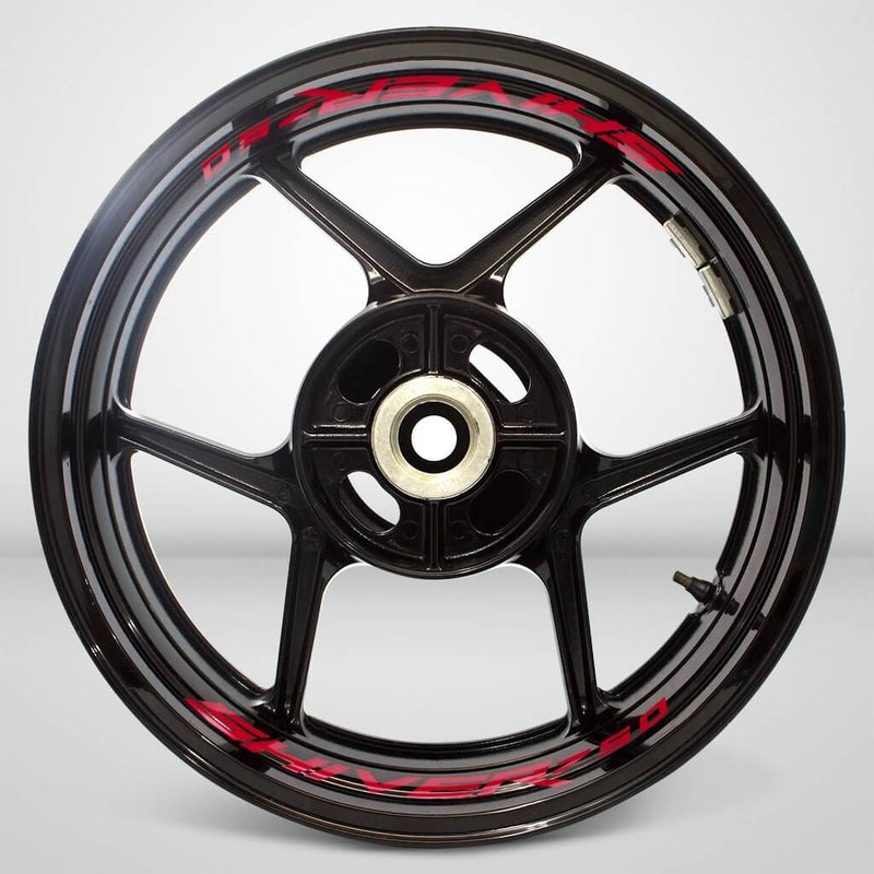 Dual Pack Inner Rim Tape Sticker Decal for Aprilia Shiver 750 - Motorcycle stickers and decals