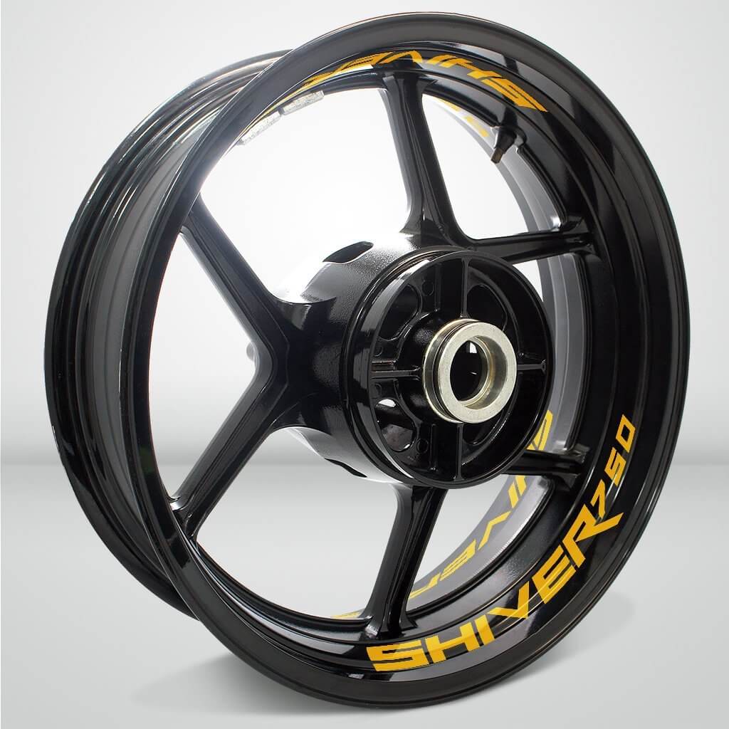 Dual Pack Inner Rim Tape Sticker Decal for Aprilia Shiver 750 - Motorcycle stickers and decals
