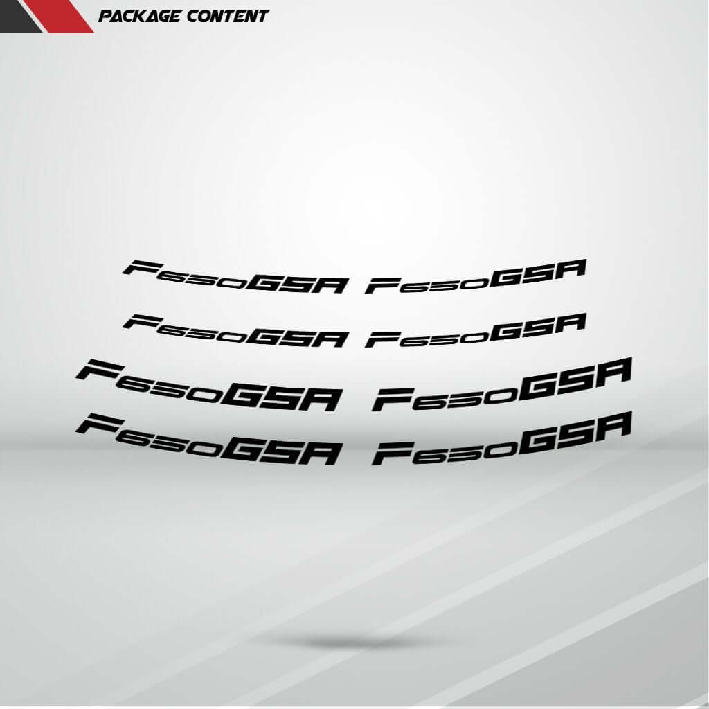 Dual Pack Inner Rim Tape Sticker Decal for BMW F650 GS A - Motorcycle stickers and decals