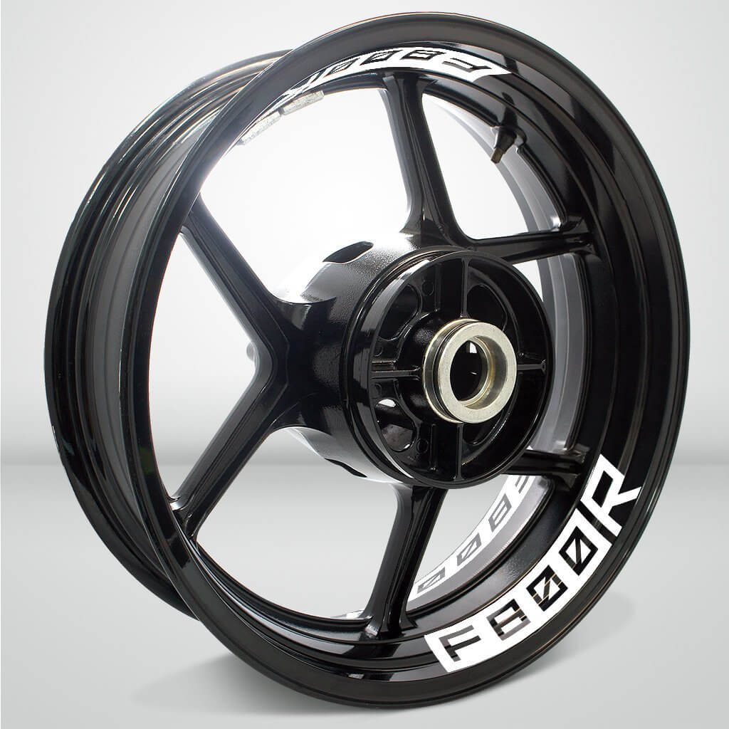 Dual Pack Inner Rim Tape Sticker Decal for BMW F800R - Motorcycle stickers and decals