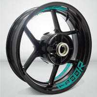 Dual Pack Inner Rim Tape Sticker Decal for BMW F800R - Motorcycle stickers and decals