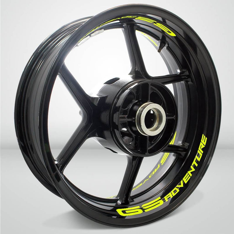 Dual Pack Inner Rim Tape Sticker Decal for BMW GS Adventure - Motorcycle stickers and decals