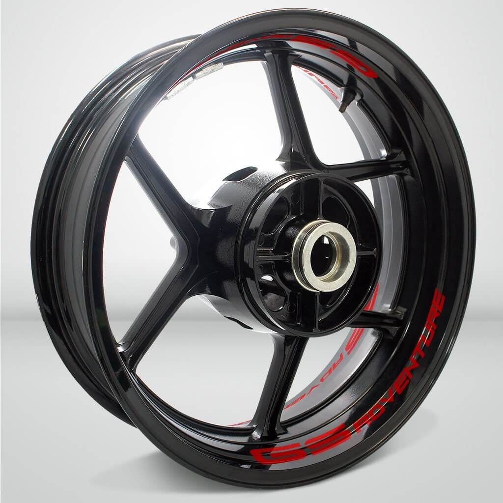 Dual Pack Inner Rim Tape Sticker Decal for BMW GS Adventure - Motorcycle stickers and decals