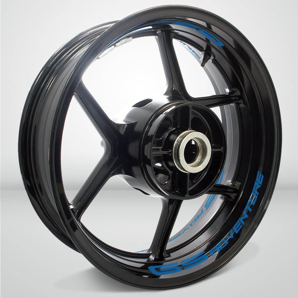 Dual Pack Inner Rim Tape Sticker Decal for BMW GS Adventure - Motorcycle stickers and decals