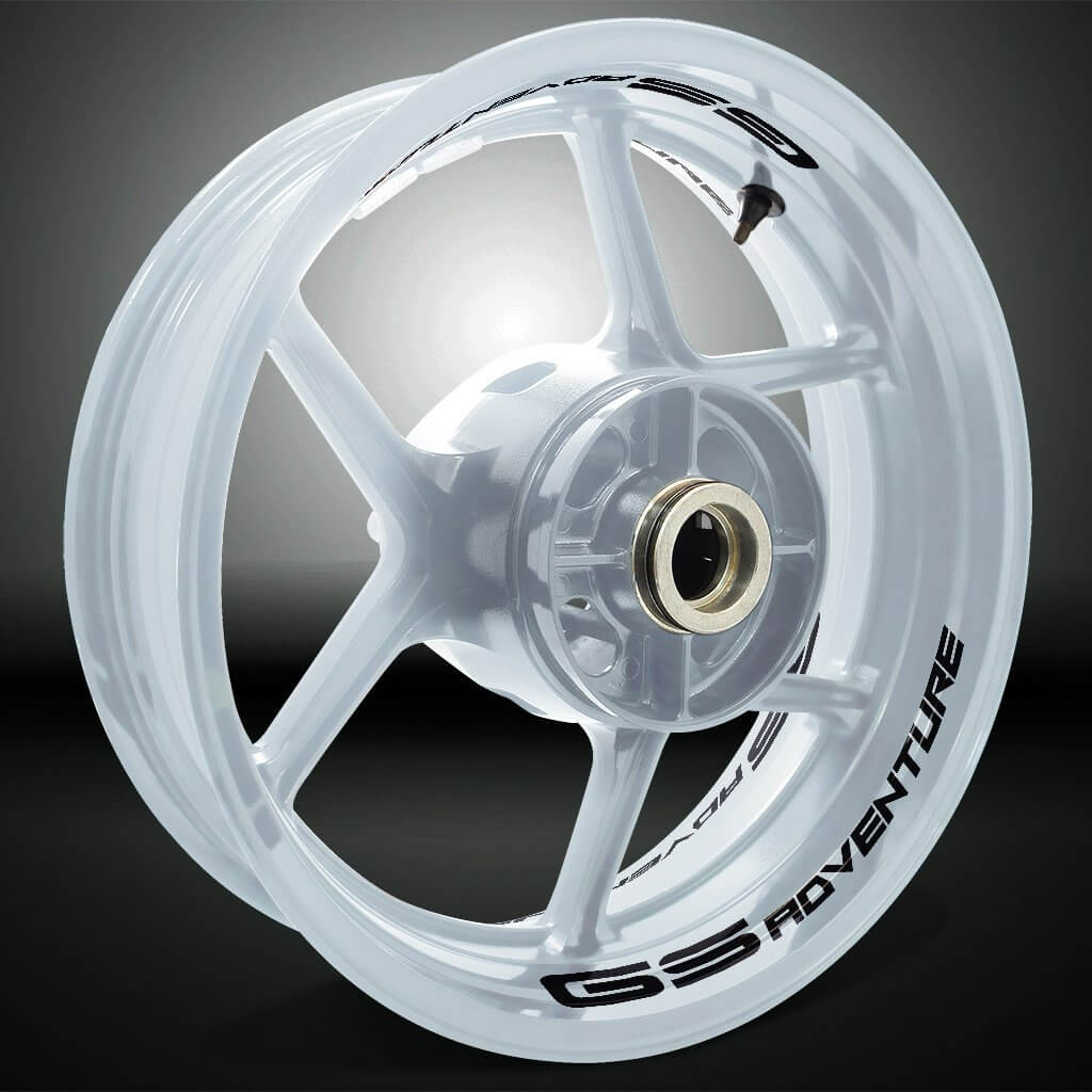 Dual Pack Inner Rim Tape Sticker Decal for BMW GS Adventure - Motorcycle stickers and decals