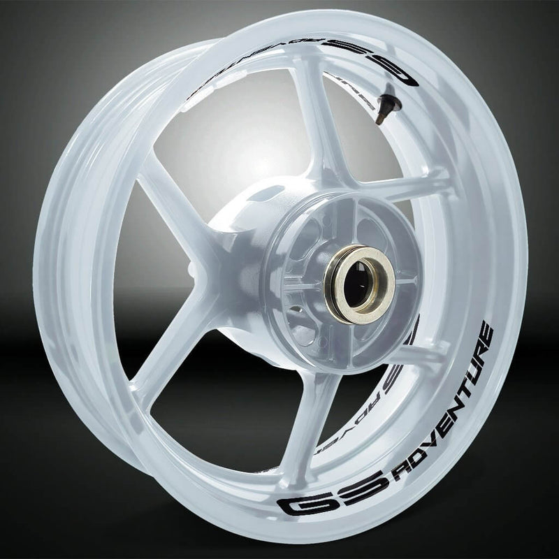 Dual Pack Inner Rim Tape Sticker Decal for BMW GS Adventure - Motorcycle stickers and decals